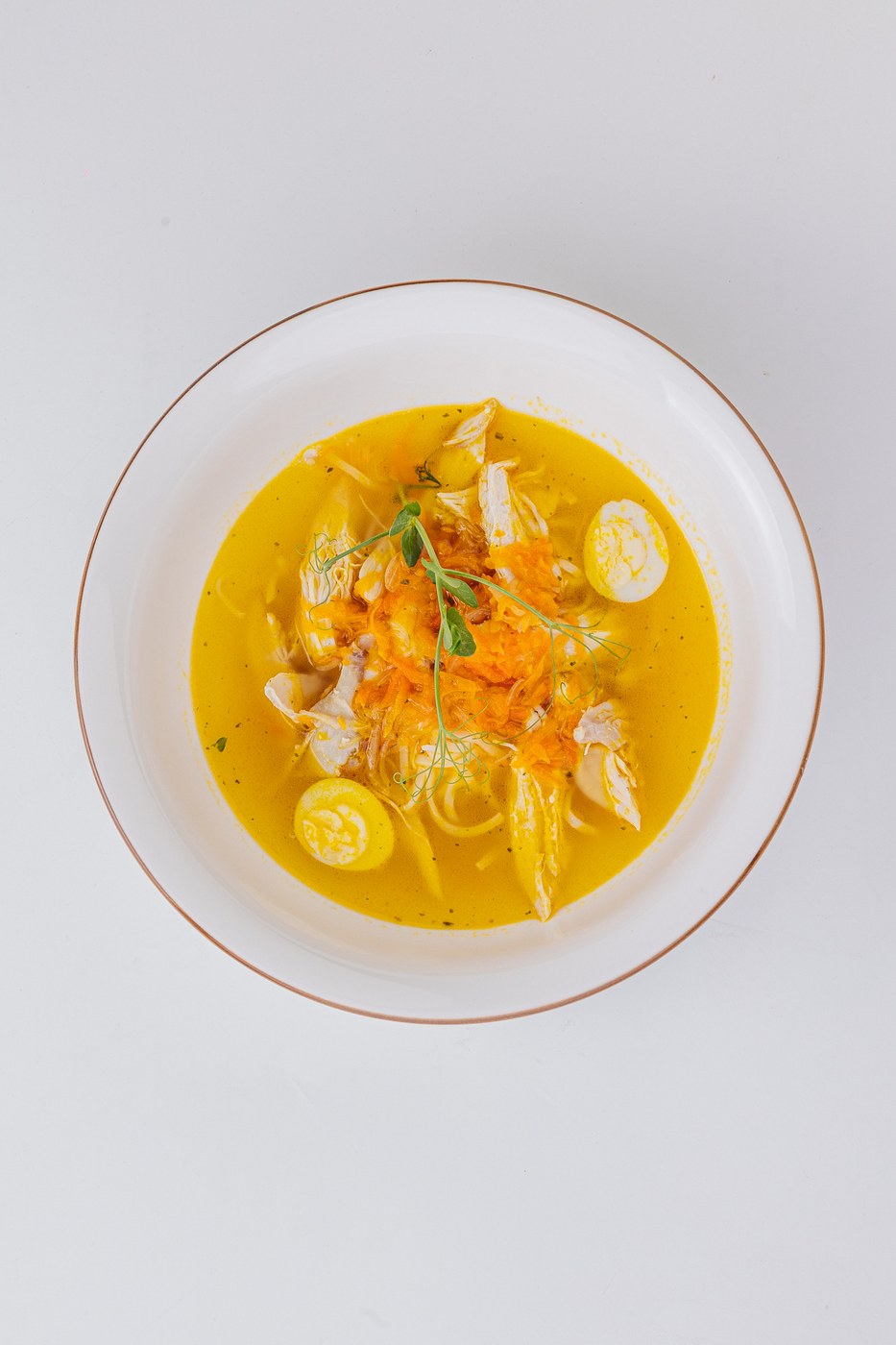 Домашняя лапша с курицей
